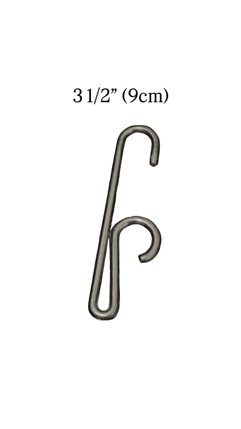Gancho cautivo negro/blanco 2 - Ganchos para calcetines de plástico Id Tagger