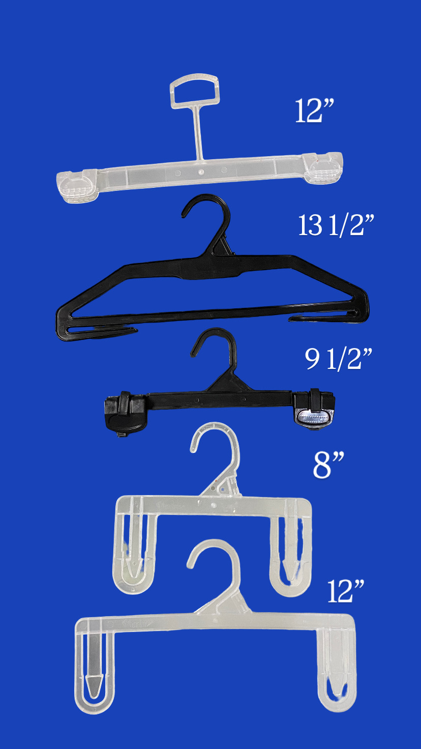 Gancho para pantalón 2 - Ganchos de ropa de plástico Id Tagger